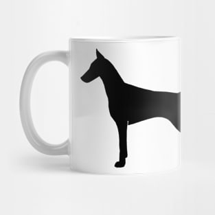 Doberman Pinscher Silhouette(s) Mug